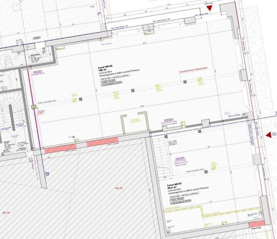 Murs commerciaux ou bureaux - Montbrison 264 m² - belle vitrine sur Avenue très passante