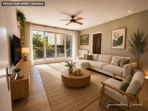 Appartement à SAINT-HERBLAIN, 44800 - 3 pièces 65m²