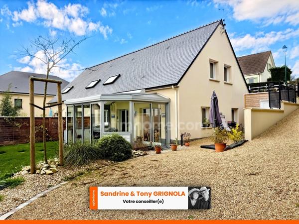 Maison de 125m², 4 chambres, grand séjour, jardin et véranda, TOUQUES (14800)