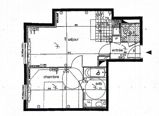 Appartement à vendre 2 pièces 46 m² Franconville
