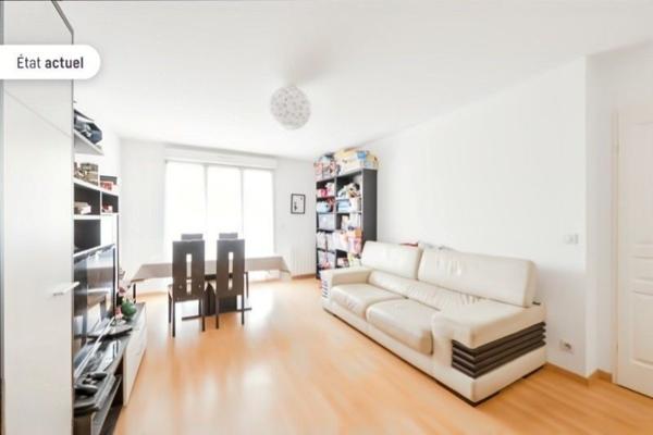 VAURÉAL COEUR DE VILLE - 3 PIÈCES AVEC BALCON !