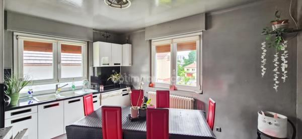 25420 – COURCELLES LES MONTBELIARD – MAISON 7 PIECES – 5 CHAMBRES – JARDIN – GARAGE