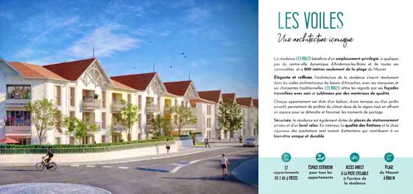 Appartement 3 pièces de 75,43 m2 rez-de-chaussée Residence les Voiles Détails des diagnostics énergétiques