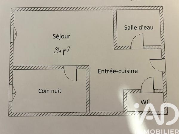 Appartement à vendre 1 pièce 34 m² Mont-de-Marsan