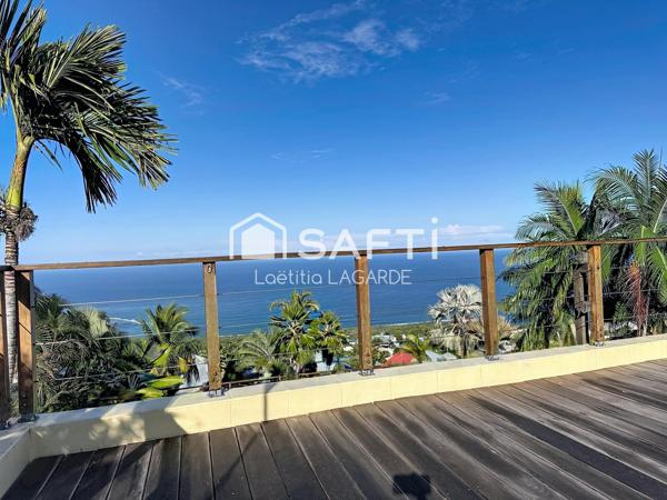 Esprit rooftop, vue mer et grande terrasse