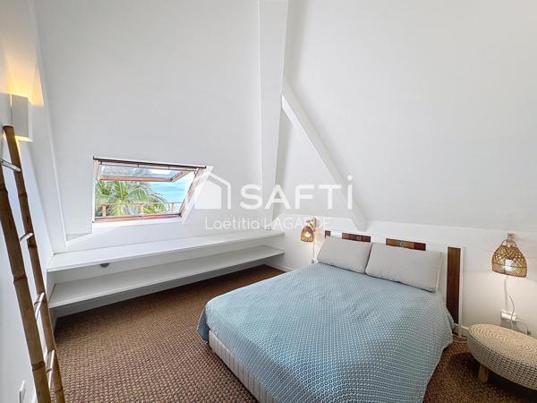 Esprit rooftop, vue mer et grande terrasse