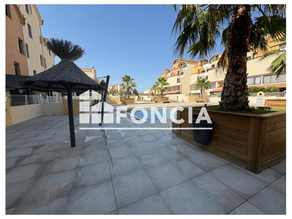 Location Studio 26.25 m² - 20 PASSAGE BARBEROUSSE Gruissan Port 11430