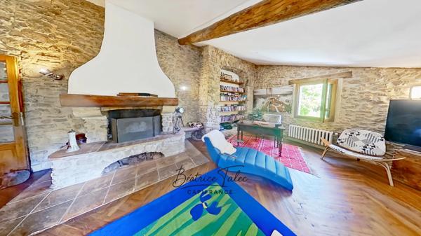 Forcalquier – Ancien moulin rénové 390 m² – 4 gîtes – parc 1,3 ha avec source naturelle, Provence, Haute-Provence