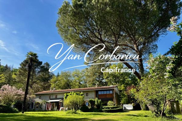 MAISON LAURAGAISE – 281 m² – PARC ARBORÉ 6 588 m²