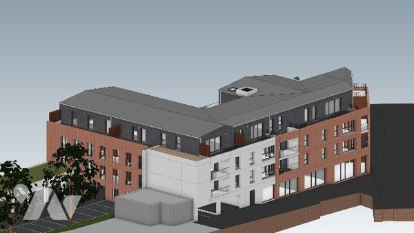 YVETOT CENTRE A VENDRE APPARTEMENTS DU T2 au T4 avec balcon, parking ou garages.