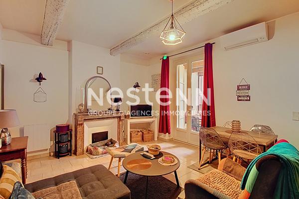 A VENDRE à DRAGUIGNAN - Appartement T3 en duplex HAUSSMANNIEN de 86m² avec TERRASSE 50m²