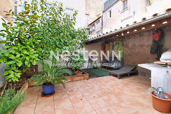 A VENDRE à DRAGUIGNAN - Appartement T3 en duplex HAUSSMANNIEN de 86m² avec TERRASSE 50m²