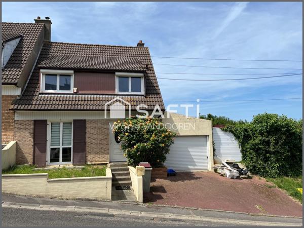 Maison semi-mitoyenne 3 chambres + Garage + Jardin