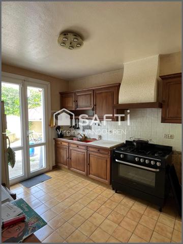 Maison semi-mitoyenne 3 chambres + Garage + Jardin