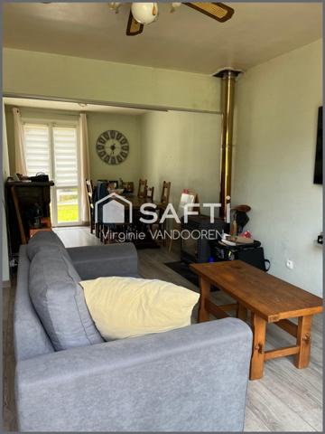 Maison semi-mitoyenne 3 chambres + Garage + Jardin