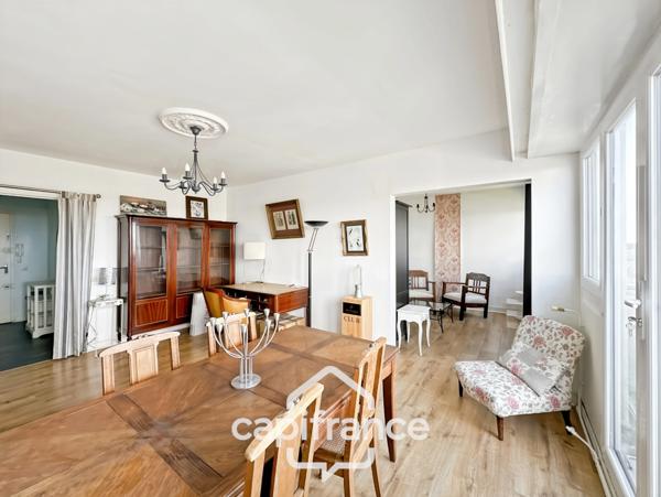 Appartement T3, 2 Chambres, 69 m², Dernier étage, La Genette, DPE B à venir (travaux votés et financés)