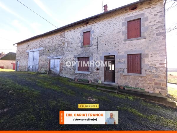 Maison à vendre 5 pièces FURSAC (23)