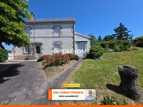 MAISON EN PIERRE DE 121 M2 SUR ÉTAGE, L’ENSEMBLE SUR 2753 M² DE TERRAIN CLOS AVEC DES DÉPENDANCES :