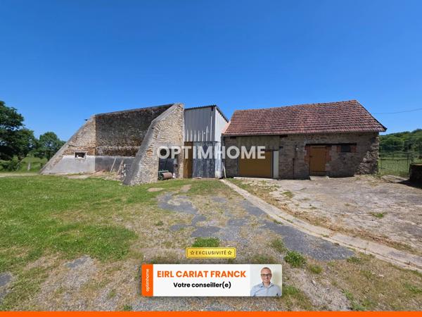 MAISON EN PIERRE DE 121 M2 SUR ÉTAGE, L’ENSEMBLE SUR 2753 M² DE TERRAIN CLOS AVEC DES DÉPENDANCES :