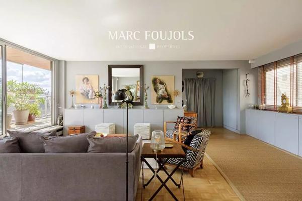 Paris 16 Maison de la radio : Duplex 4 chambres – Terrasses – Parking