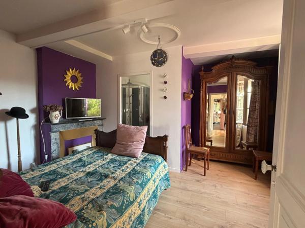 PLAISANCE (32) centre, élegante MAISON DE MAITRE XVIIIs, sans travaux, 190m2 sur 800m2 de jardin clos et paysagé, belle dépendance, chauffage central , 4chambres dont 1 au rez-de-chaussée, salon 44m2