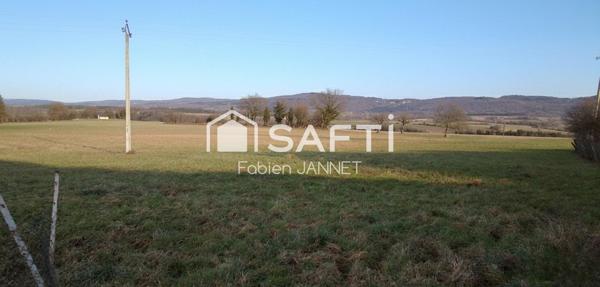 Terrain avec vue exceptionnelle sur la montagne