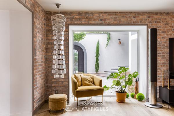 Maison des années 30 avec piscine et garage