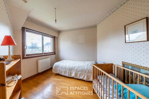 La maison à l’architecture atypique avec jardin