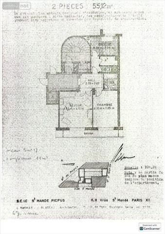 Appartement à vendre à Paris 12e arrondissement à Paris (75012), ref : 41002-1071848