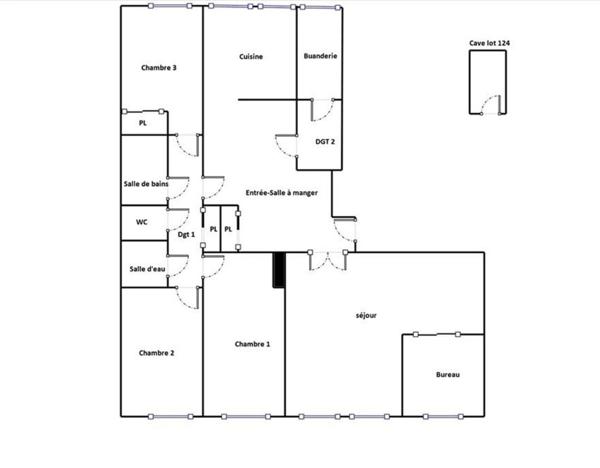 À deux pas du Parc Georges Brassens – Appartement familial traversant de 110 m²