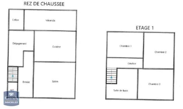 Maison à louer 4 pièces 90.77m²