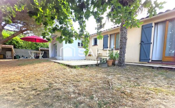 Maison t5 plein pied de 108m² sur une parcelle de 598m²