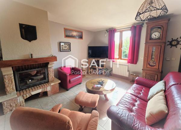 Maison t5 plein pied de 108m² sur une parcelle de 598m²