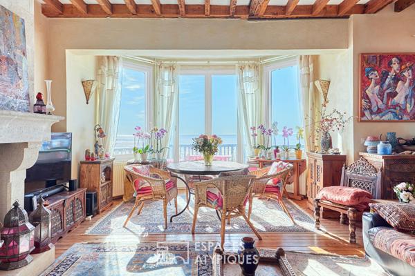 Élégante villa Trouvillaise avec vue panoramique sur la mer