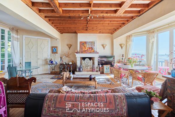 Élégante villa Trouvillaise avec vue panoramique sur la mer
