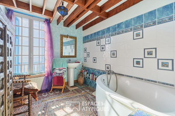 Élégante villa Trouvillaise avec vue panoramique sur la mer