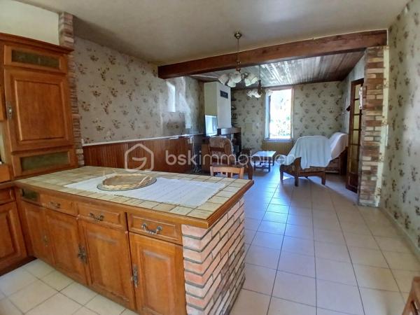 Au coeur du village solognot de Cerdon, dans une rue calme, proche des commerces, cette maison avec sa jolie façade est aménafée entièrement de plain-pied et dispose d'un joli jardin à l'arrière. Venez découvrir sa pièce de vie traversante avec un espace salon/cheminée, un coin repas et une cuisine ouverte permettant l'accès à la terrasse et au jardin, 3 chambres spacieuses , un wc séparé et une salle d'eau. Le grenier aménageable ajoute un véritable potentiel pour créer plusieurs chambres et pièce d'eau. Le dégagement permet l'accès direct avec le garage. Le jardin dispose d'une terrasse, de 2 puits, d'un accès à la cave et d'une maisonnette servant de remise au fond du jardin. 
Cette maison charmante nécessite des travaux, les amoureux de la rénovation n'auront aucun mal à se projeter et à en deviner le potentiel, j'aurai un vrai plaisir à vous faire découvrir ce joli bien et son jardin buccolique