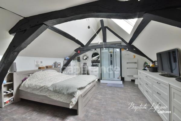 Longère d'exception 8 pièces – 203 m² habitables avec jardin et piscine proche Angers