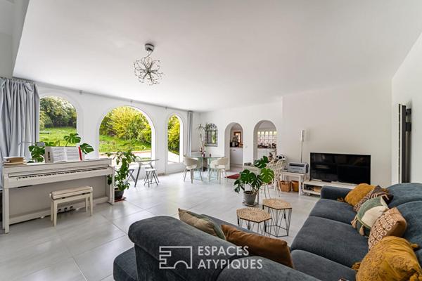 Cocon de verdure et lumière à l’Etang la Ville à 5 min de la Gare