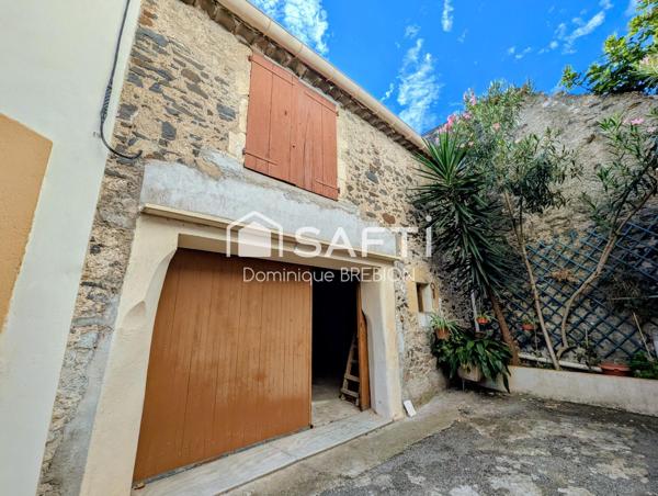 CAUX - Garage de 45m², grande hauteur, mezzanine