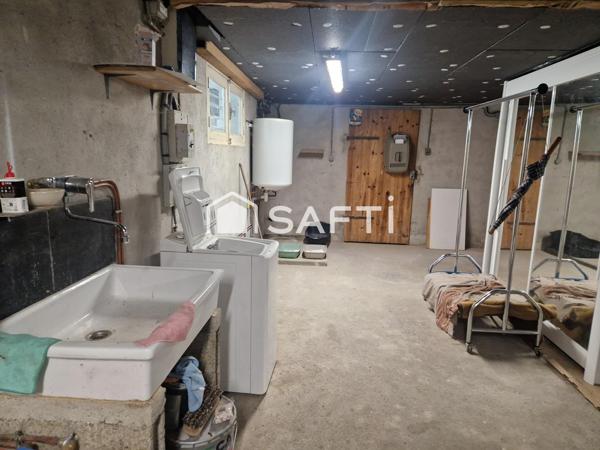 Maison de 71m², avec sous sol de 75m² et jardin de 648m²