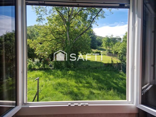 Maison de 71m², avec sous sol de 75m² et jardin de 648m²