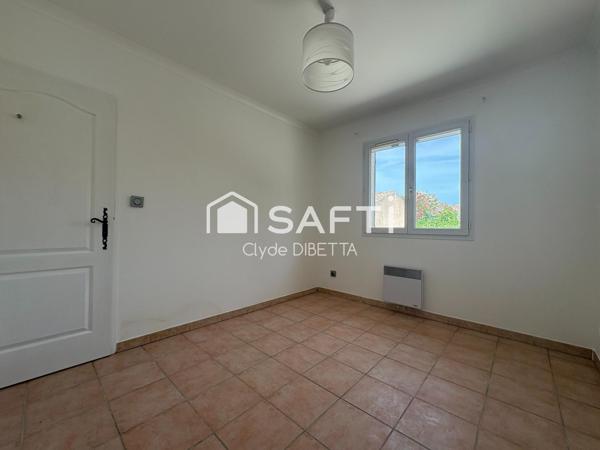 Maison de plain-pied de 83m², 3 chambres, garage.ma