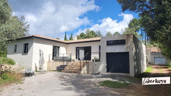 Maison contemporaine de plain pied 108 m2 - ANDUZE quartier Poulverel haut