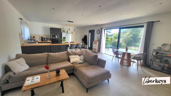 Maison contemporaine de plain pied 108 m2 - ANDUZE quartier Poulverel haut
