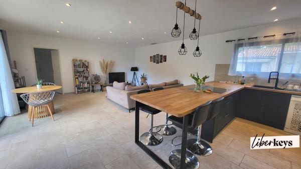 Maison contemporaine de plain pied 108 m2 - ANDUZE quartier Poulverel haut