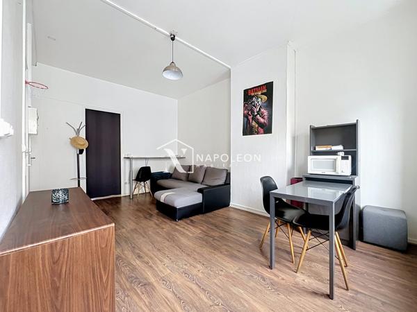 Lille Moulins – T2 de 34 m² au 2e étage avec cave, idéal investisseur ou premier achat