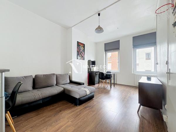 Lille Moulins – T2 de 34 m² au 2e étage avec cave, idéal investisseur ou premier achat