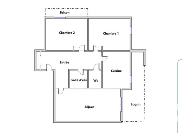 Appartement à vendre 3 pièces 60 m² Le Cannet