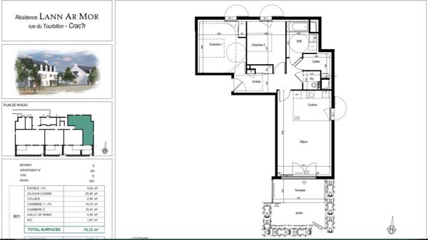 Appartement - 3 Pièces